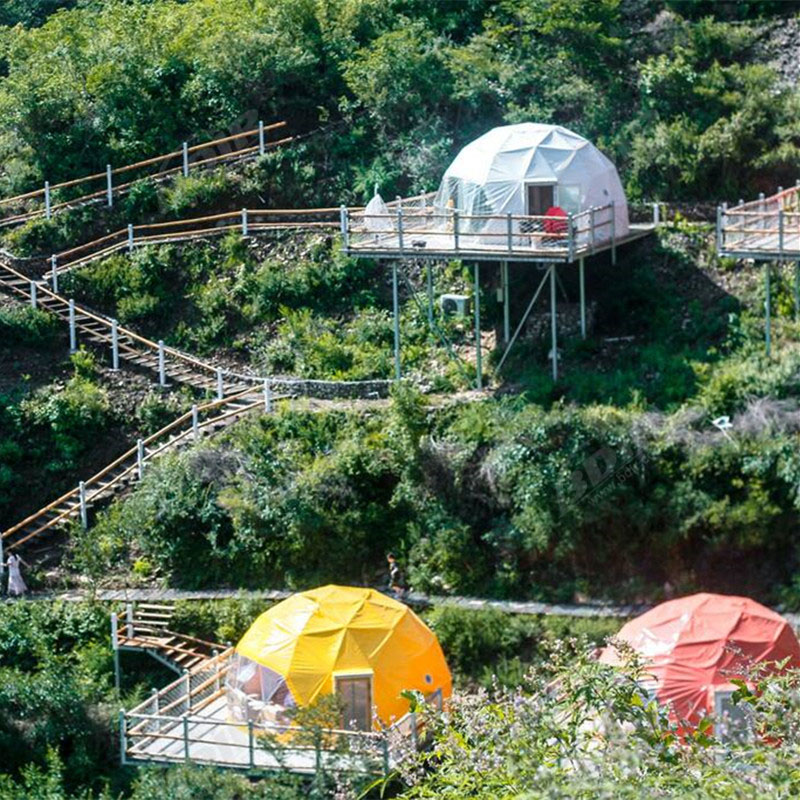 15 Fabric Dome Shelter & Ecolodge Glamping Hotel Resorts sa Wuling Mountain, Beijing