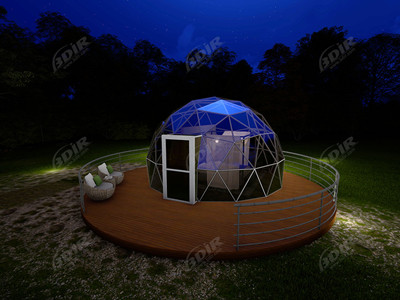 GeodesicDomeTents fornisce tende a cupola glamping di qualità e tende a cupola per eventi