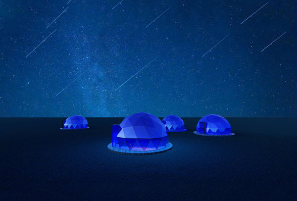 Les tentes Glamping Dome sont le choix idéal pour votre terrain de camping.