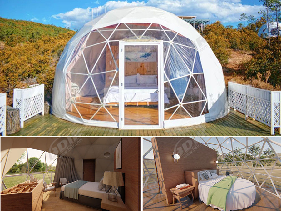 Dome Cabin untuk Mountain Camping | Pemasok Tenda Kubah Mewah & Nyaman Utama