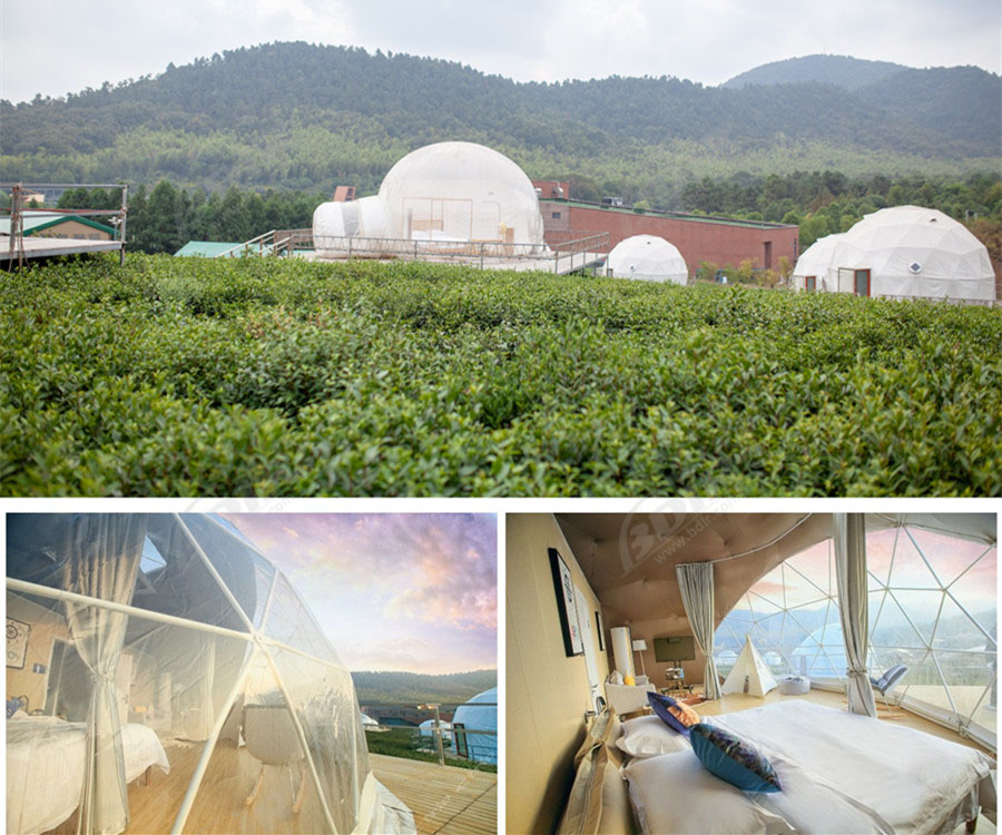 Eco Glamping Dome Tent para sa Baosheng Park, Lalawigan ng Jiangsu, Tsina