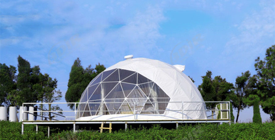 Tenda Kubah Eco Glamping untuk Taman Baosheng, Provinsi Jiangsu, Cina