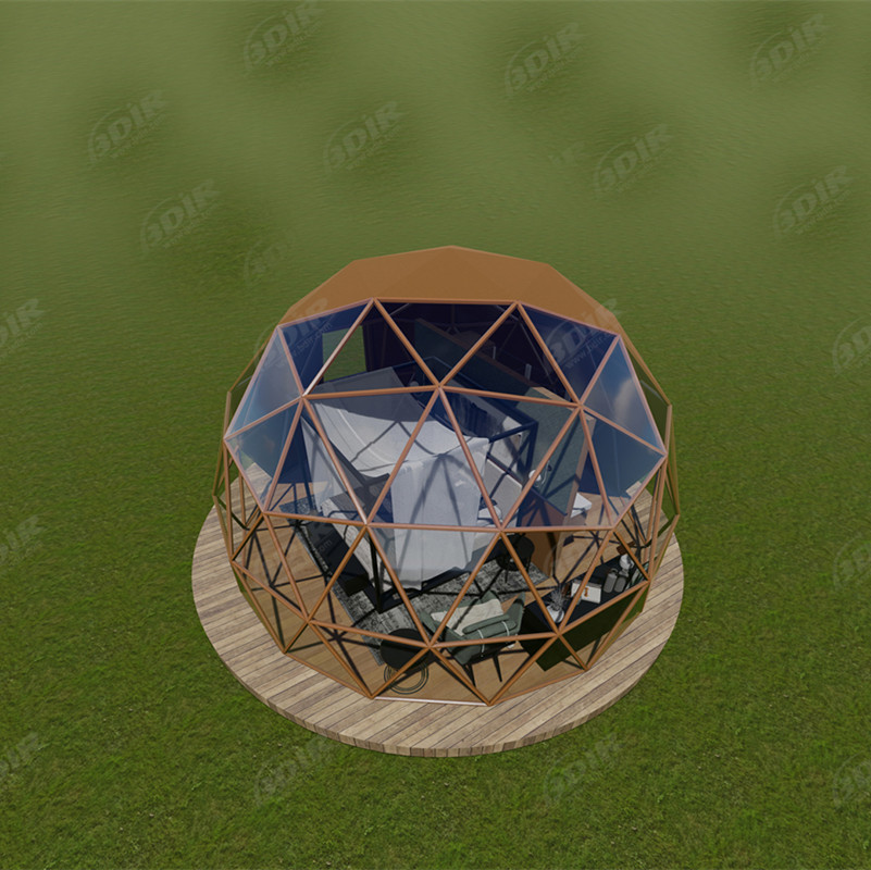 Bán lều tuyết mái vòm bằng kính Geodesic Garden tùy chỉnh toàn cầu