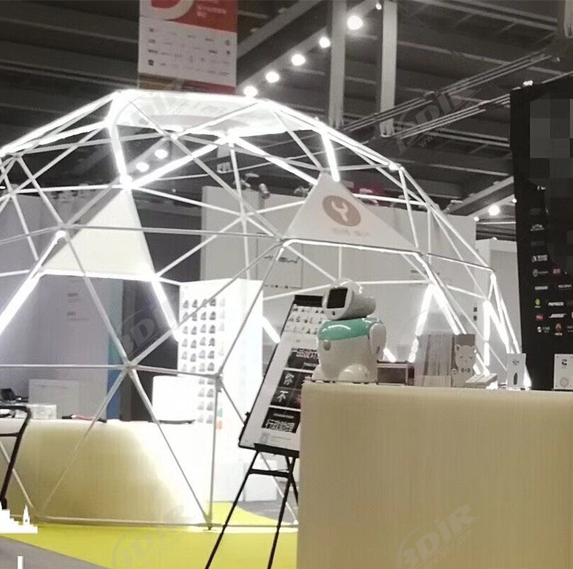 Mga Portable Event Domes para sa Exhibition ng Mga gamit sa Sambahayan sa Shenzhen Convention & Exhibition Center, China