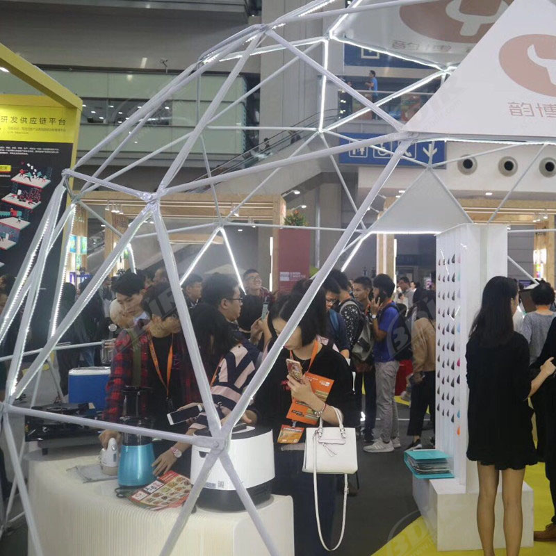 Mga Portable Event Domes para sa Exhibition ng Mga gamit sa Sambahayan sa Shenzhen Convention & Exhibition Center, China