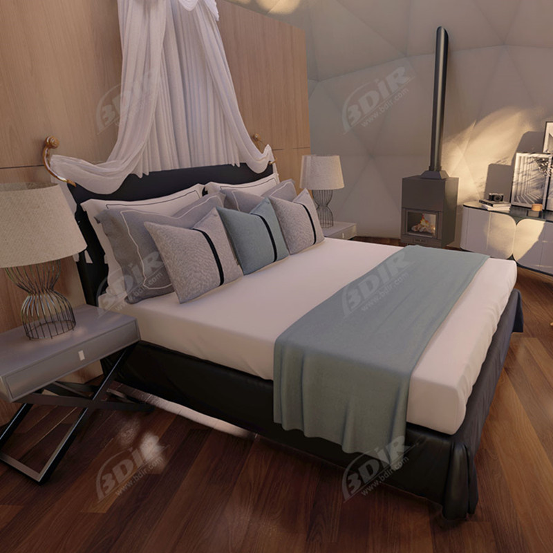 Ang PVC Roof Beach Dome Tiny House Villages at Eco Glamping Resorts