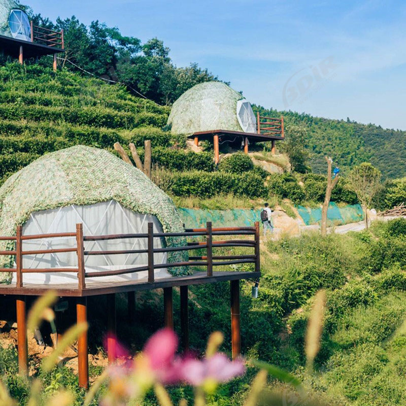 Pondok Eco Dome & Resor Rumah Mungil untuk Perkemahan Hutan Taman Nasional Heimifeng
